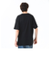 124K1011700　M EMB LETTERED SS TEE　BLACK　682620-0002