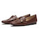 JE-2127　RIBBON LOAFERS　BROWN　685616-0002