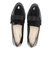 JE-2053　BICOLOR RIBBON LOAFERS　E/BLACK　685617-0001