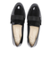 JE-2053　BICOLOR RIBBON LOAFERS　E/BLACK　685617-0001