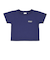 124K3010300　W cropped T-shirt　NAVY　682605-0003