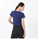 124K3010300　W cropped T-shirt　NAVY　682605-0003