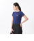 124K3010300　W cropped T-shirt　NAVY　682605-0003