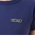 124K3010300　W cropped T-shirt　NAVY　682605-0003