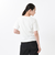 124K3011000　W color scheme T-shirt　OFF WHITE　682612-0001