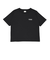 124K3011000　W color scheme T-shirt　BLACK　682612-0002