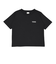 124K3011000　W color scheme T-shirt　BLACK　682612-0002