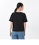 124K3011000　W color scheme T-shirt　BLACK　682612-0002