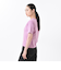 124K3011000　W color scheme T-shirt　PURPLE　682612-0003