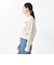 124K3041100　W cuff slit sweat　NATURAL　682613-0001