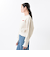 124K3041100　W cuff slit sweat　NATURAL　682613-0001