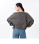 124K3041100　W cuff slit sweat　GRAY　682613-0002