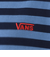 124K3021200　W border long sleeve T-shirt　BLUE　682614-0002