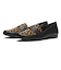JE-2125　COIN LOAFERS　BLACK/LEO　685615-0002