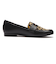 JE-2125　COIN LOAFERS　BLACK/LEO　685615-0002