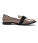 JE-2053　BICOLOR RIBBON LOAFERS　E/BEIGE　685617-0002