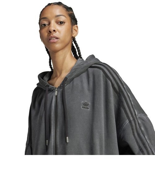 JM9249 W OVZD FZ HOODIE(ADILENIUM) BLACK 683090-0001｜エービーシー 