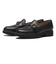 W30773　W GIANA BUCKLE LOAFERS　BLACK LTR　687318-0001