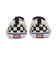 V98TDL　12-165(H) SLIP ON　BLK/WHT CHK　683103-0001
