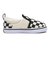 V98TDL　12-165(H) SLIP ON　BLK/WHT CHK　683103-0001