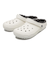 203591-10M　CLASSIC LINED CLOG　WHITE/GREY　593840-0001