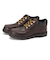 A6EU1-W01　BASIC SINGLE MOC TOE OX WP　*DRK BRN FL GRN　684174-0001