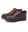A6EU1-W01　BASIC SINGLE MOC TOE OX WP　*DRK BRN FL GRN　684174-0001
