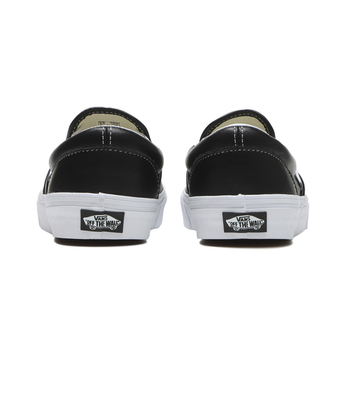 VN000CT5BPB CLASSIC SLIP-ON LEATHER BLK/WHT 684570-0001