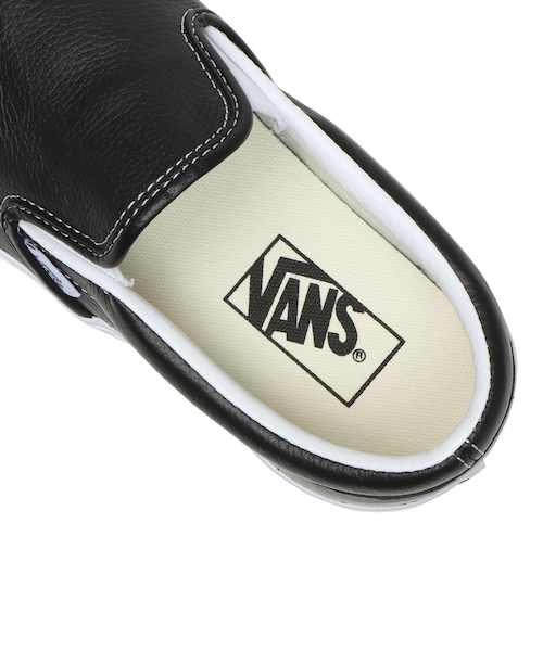 VN000CT5BPB CLASSIC SLIP-ON LEATHER BLK/WHT 684570-0001