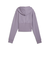 629099　W DT GYM2K CROPPED FZ HOODIE　30PALE PLUM　686455-0001