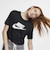 BV6176　W ESS CRP TEE ICNFT　010BLACK/WHITE　608756-0001