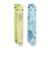 FJ0747　U 2P TIE DYE SOCKS　906YEL/BLU　674920-0004