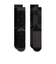 HM5873　U 2P-200 SWSH SOCKS　901BLK/DGRY　690335-0001