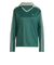 JD2602　W V-NECK LS　COLLEGIATEGREEN　690001-0001