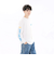 124C1020700　M Off the wall Sleeve L TEE　WHITE　688998-0001