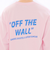 124C1020700　M Off the wall Sleeve L TEE　L/PINK　688998-0003