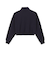 633592　W WORDROBE ESS+ HALF ZIP SWEAT　16NEW NAVY　695318-0001