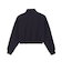 633592　W WORDROBE ESS+ HALF ZIP SWEAT　16NEW NAVY　695318-0001