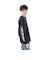 124C1020700　M Off the wall Sleeve L TEE　BLACK　688998-0002