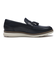 C40715　OG MERIDIAN TASSEL LOAFERS　*NAVY/IVORY　696247-0001