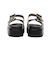 JE-2252　DOUBLE BELT PLATFORM SANDALS　SILVER　694469-0002