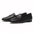 W32637　W TARESE SOFT LOAFERS　BLACK LTR　696281-0001