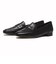 W32637　W TARESE SOFT LOAFERS　BLACK LTR　696281-0001