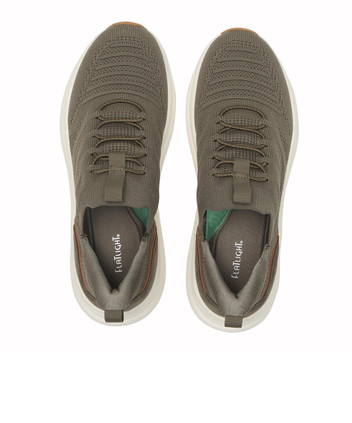 L0141 KNIT BUNGEE LACE OLIVE 688291-0002｜エービーシー