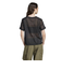 JN6132　W SHEER 3ST TEE　BLACK　689992-0001