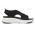 W2059　KNIT SANDAL　BLACK　688110-0001