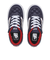 V3854K M.CHK　17-22(H) SCLIPT　NAVY/RED　689105-0002