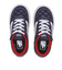 V3854K M.CHK　17-22(H) SCLIPT　NAVY/RED　689105-0002