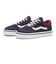 V3854K M.CHK　17-22(H) SCLIPT　NAVY/RED　689105-0002