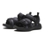 K7169　17-22 DOUBLEFOM SANDAL　BLACK　691518-0001